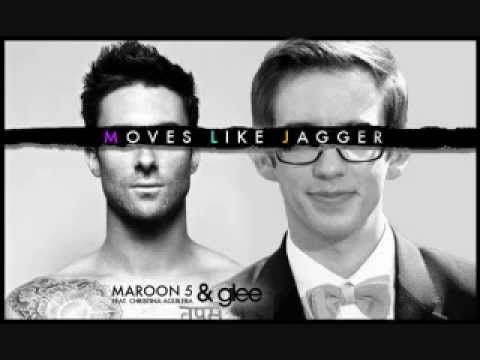 Moves Like Jagger - Maroon 5 ft. C. Aguilera & Glee (Artie)
