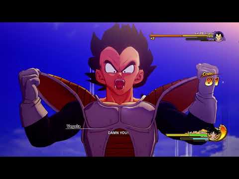 Dragonball Z Kakarot - Fighting Vegeta in Saiyan Saga