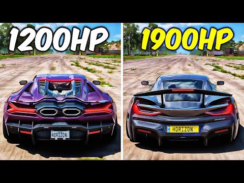 FH5 DRAG RACE! REVUELTO Vs NEVERA