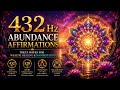 432 Hz Abundance Affirmations ✨ Theta Waves for Wealth, Healing & Manifestation | Millionaire Muses
