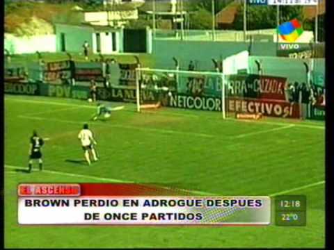 Fecha 10 - Primera B Metropolitana - Brown de Adrogüe 1 - Platense 3