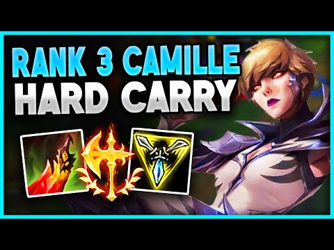 RANK #3 CAMILLE CARRIES PLATINUM ELO | LoLWizbe | League of Legends