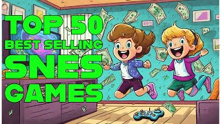 TOP 50 (+4) best selling SNES Games in One Hour (1H)
