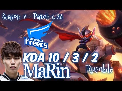 AFs MaRin RUMBLE vs POPPY Top - Patch 6.24 KR Ranked