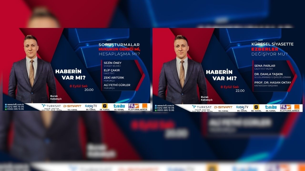 Haberin Var Mı? -  08.09.2026