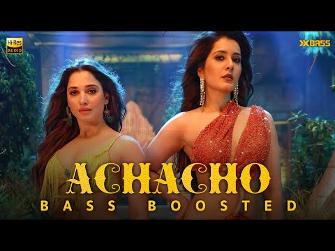 Achacho | BASS BOOSTED AUDIO | Aranmanai 4 | Tamannaah | Raashii Khanna | Hiphop Tamizha