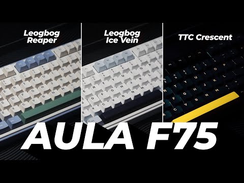 TTC Crescent vs Leobog Ice Vein vs Reaper Switch | Aula F75 Switch Comparison