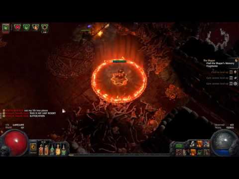 POE Atziri Kill with Sunder Marauder