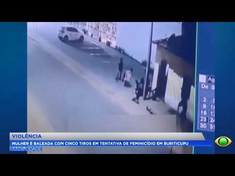 Mulher é baleada com cinco tiros em tentativa de feminicídio em Buriticupu MA.