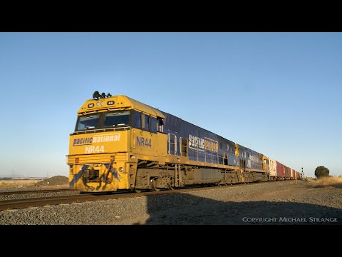 3MA5 Pacific National Container Freight - PoathTV Australian Trains & Railways
