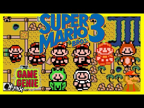Super Mario Bros 3 Power Up Game Genie Codes (NES) - Game Genie Hijinx