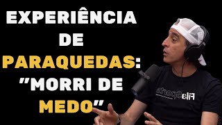 Fernando Meligeni - A experincia de pular de paraquedas e cair  em outro local - Meligeni x Guga