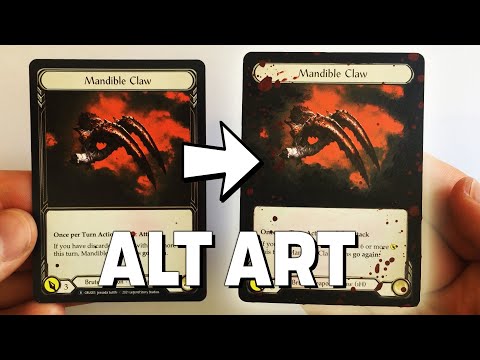 How to Paint Alternate Art Mandible Claws - Flesh and Blood TCG