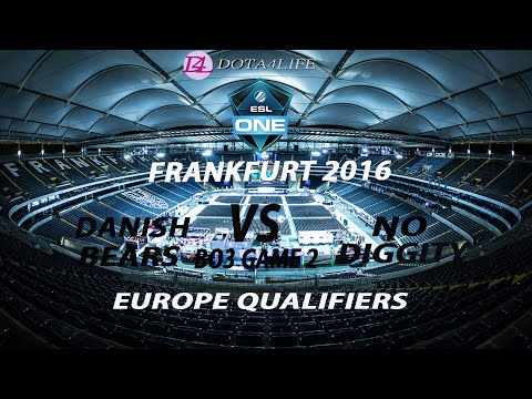 Dota2 ESL one Frankfurt 2016(Europe qualifiers): Danish Bears vs No Diggity Game 2 Highlights