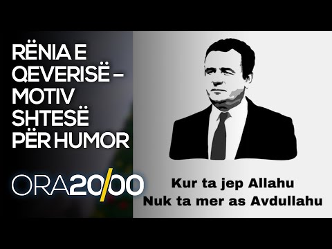 Rënia e qeverisë – motiv shtesë për humor - 22.12.2020 - Klan Kosova