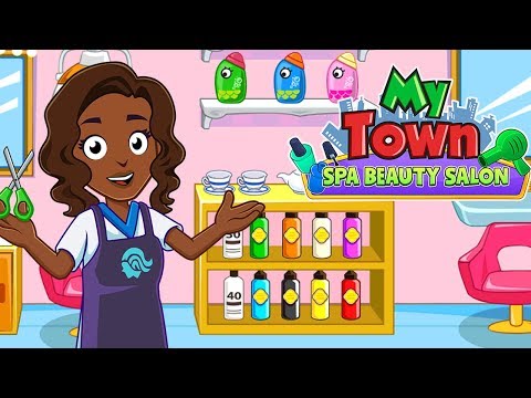 My Town : Beauty Spa Saloon - New Update with More Character !! - YouTube