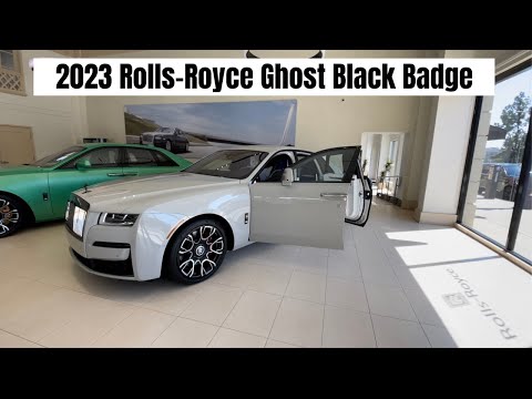 $500K 2023 Rolls-Royce Ghost Black Badge!! 🔥😯| Exterior + Interior Details