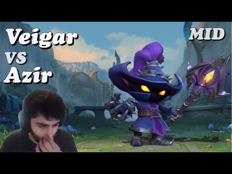Veigar vs Azir Mid Lane | Yassuo Full Gameplay