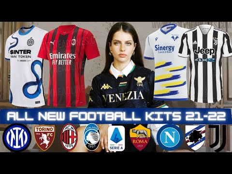 ALL New Football Kits Jersey 2021/22 || Part 3 : Serie A || Home, Away & Third Kits 🔥