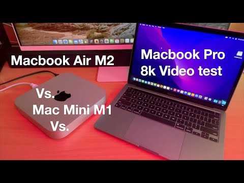 M2 MacBook Air Vs. M2 MacBook Pro Vs. M1 Mac mini 8K video FCP