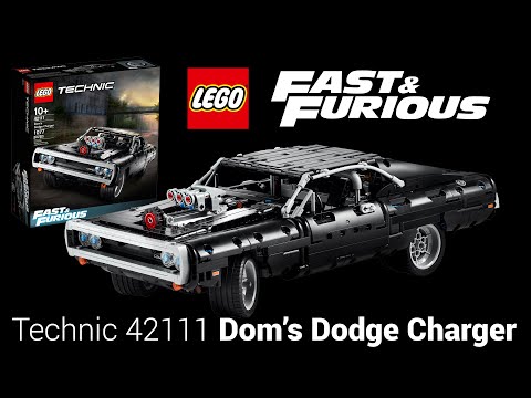 FAST & FURIOUS LEGO Technic REVEALED - 42111 Dom's Dodge Charger