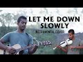 Let Me Down Slowly Instrumental Cover By Vishwa Abeywardana