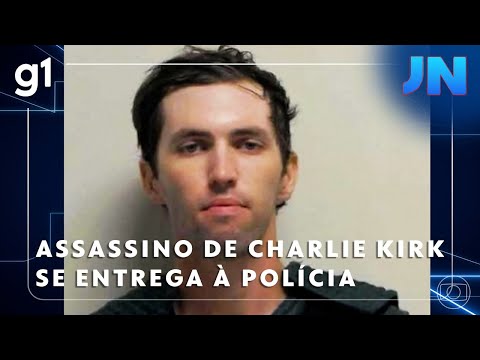Jornal Nacional: Assassino do influenciador e ativista americano Charlie Kirk se entrega à polícia