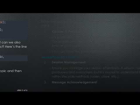 Can You Use a qpid Producer and Consumer on the Same Session/Topic?