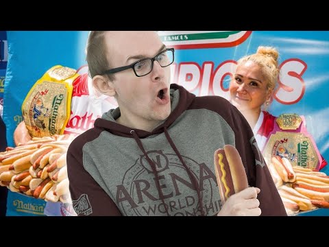 Wie viele Hot Dogs in 10 Minuten? | Schätzfragen - Weltrekorde Edition!