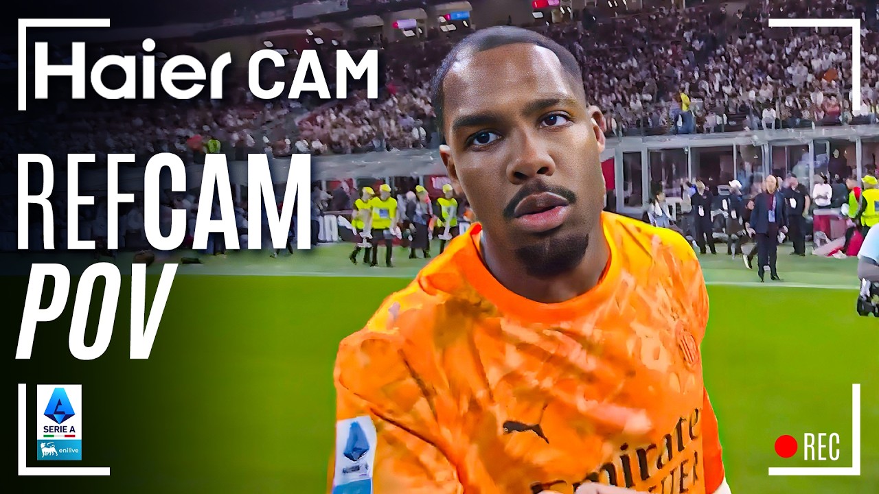HAIER CAM | REF CAM POV: You Are The Referee in Milan-Juventus | Serie A 2025/26