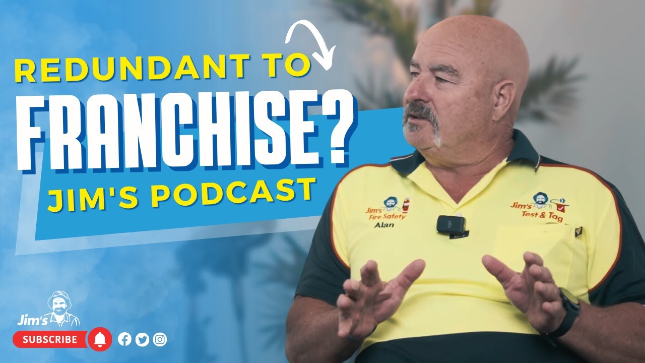 Leaving Telstra after 30 years to start a Jim's Test & Tag Franchise, interview with Alan Collins