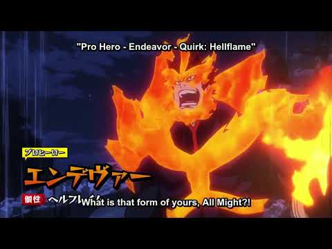 Endeavor saves All Might - Boku No Hero Academia