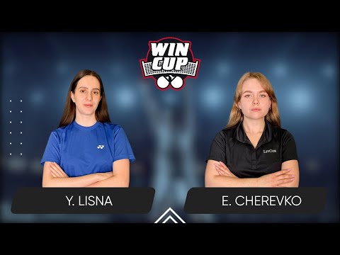 12:00 Yaroslava Lisna - Evelina Cherevko 26.08.2025 WINCUP Women Professional. Table 1