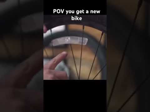POV you get a new bike