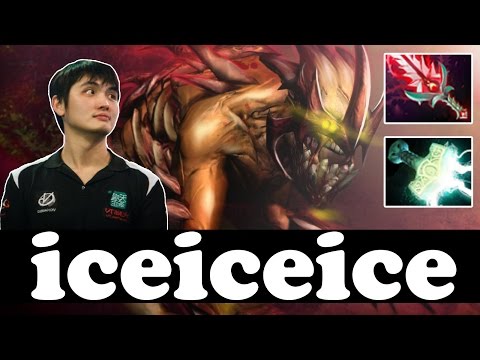 iceiceice 7300 MMR Plays Lifestealer WITH BLOODTHORN AND MJOLLNIR - Dota 2