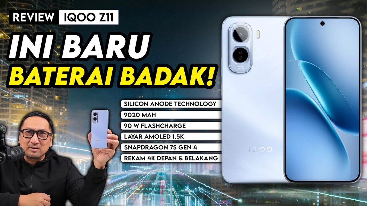 Review iQOO Z11, Ini Baru Smartphone Baterai Badak!