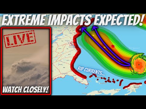 🔴BREAKING - Hurricane Lee Threatens Nova Scotia & The Northeast! Live Tropical Weather Update...