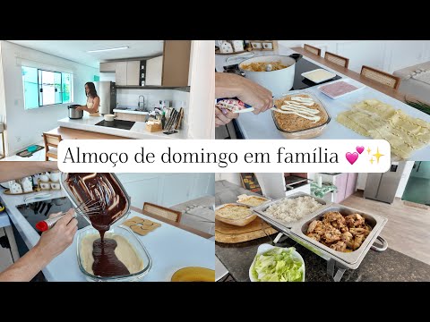 Receiving family at home: preparations, organization, full Sunday lunch, dessert ✨