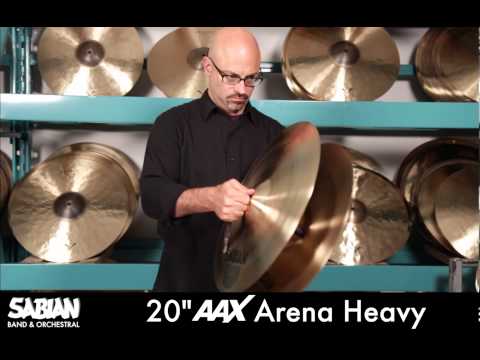 Sabian 22025X - AAX Arena Heavy 20" Crash Cymbal Pair - Demo Model image 3