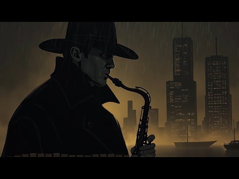 🎩 Rainy Noir Jazz – Detective & Crime Jazz for a Moody Night