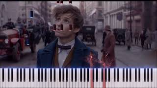 James Newton Howard - Newt Says Goodbye to Tina / Jacob&#39;s Bakery (Synthesia Piano)