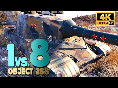Object 268: CRAZY 1v8 - World of Tanks