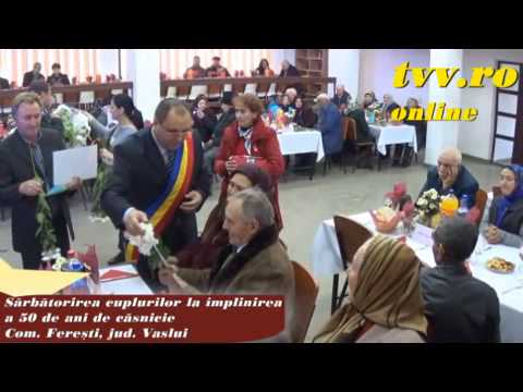 Feresti - Sarbatorirea cuplurilor - 50 de ani de casnicie