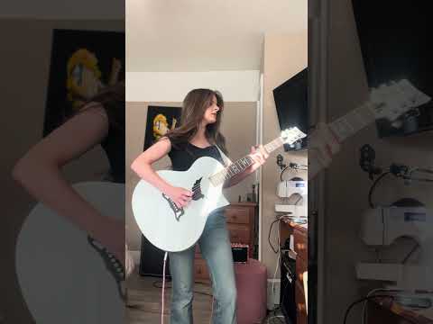 Lindo White Dove electro Acoustic Guitar