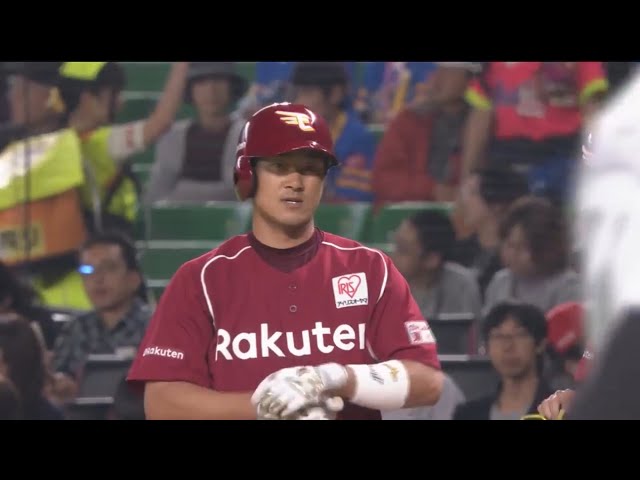 【1回表】失投逃さず!! イーグルス・銀次の先制タイムリー!! 2017/4/21 H-E