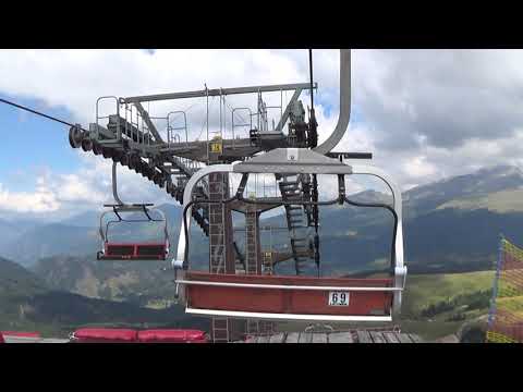 Discesa integrale seggiovia Leitner "Paradiso" - Passo Rolle (TN) / Sessellift / Chairlift / 缆车