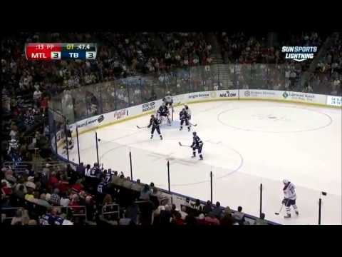 Lindback Amazing Save vs Montreal Canadiens 2/12/13