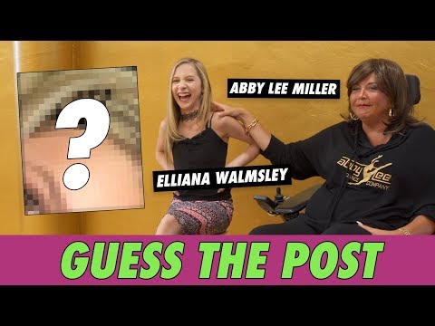 Abby Lee Miller vs. Elliana Walmsley - Guess The Post