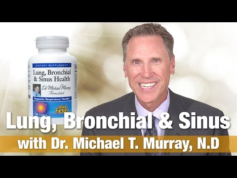 Natural Factors Lung, Bronchial & Sinus with Dr. Michael T. Murray | Supplement for Healthy Lungs