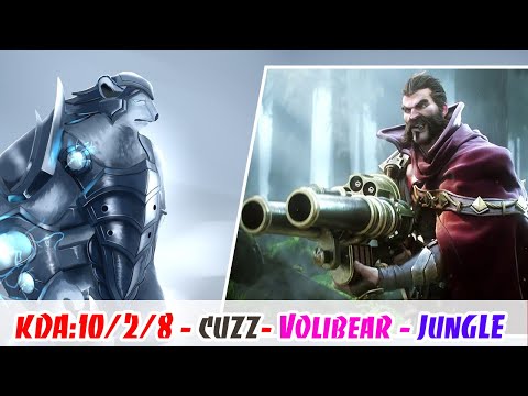 [10/2/8]-[Triple Kill]-T1 Cuzz Volibear VS Graves JUNGLE